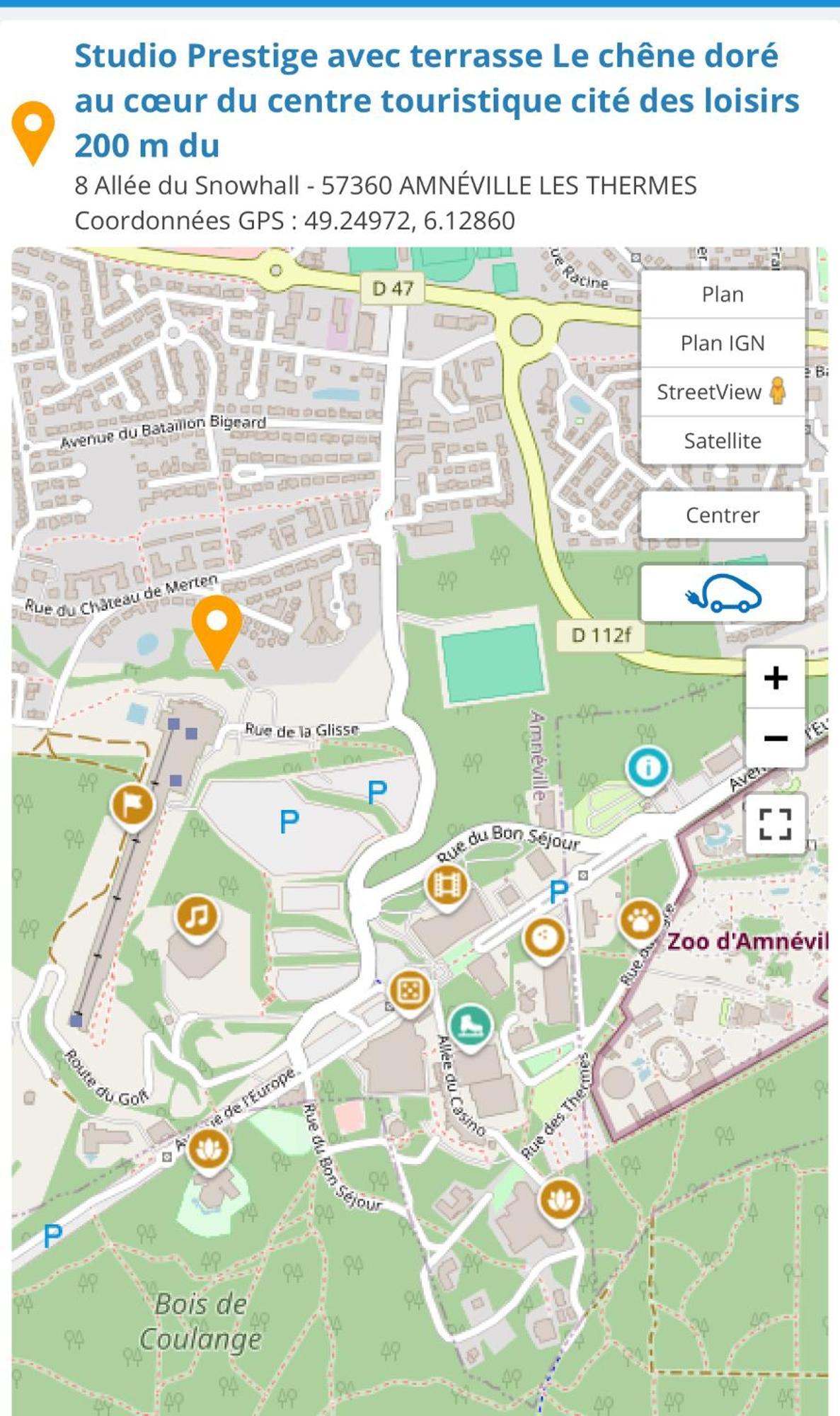 Studio Prestige Avec Terrasse Le Chene Dore Au Coeur Du Centre Touristique Cite Des Loisirs 200 M Du Galaxie,Face Au Snowworld Parking Gratuit Privatif Amneville Bagian luar foto